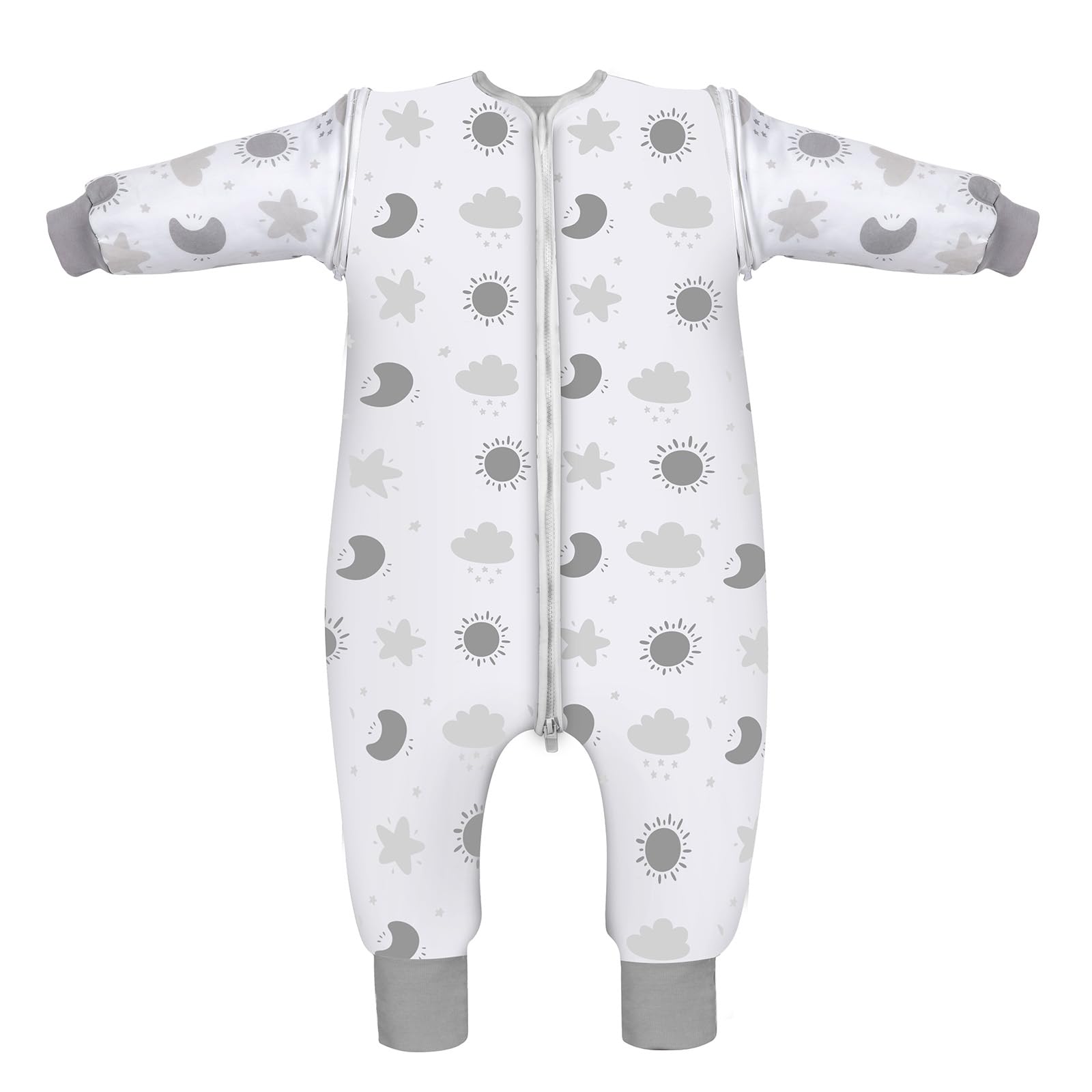 Lictin Sacco a pelo con piedini e manica 2.0TOG-Sacco a pelo per bambini, Sacco a pelo per bambini con manicotti rimovibili, Sacco a pelo per bambini Materiale invernale per 12-36 mesi da 75-95 cm