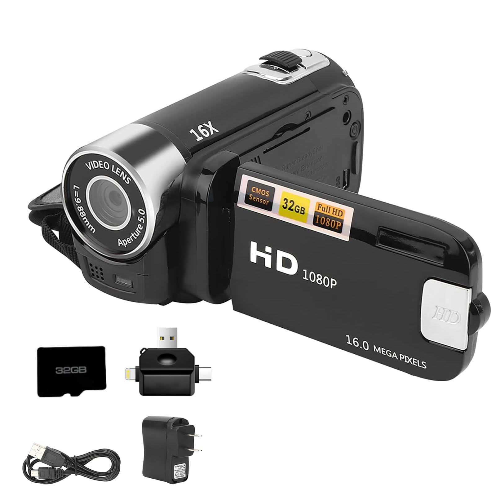 Amazon.com : Heliora Protable Digital Camcorder,1080P High