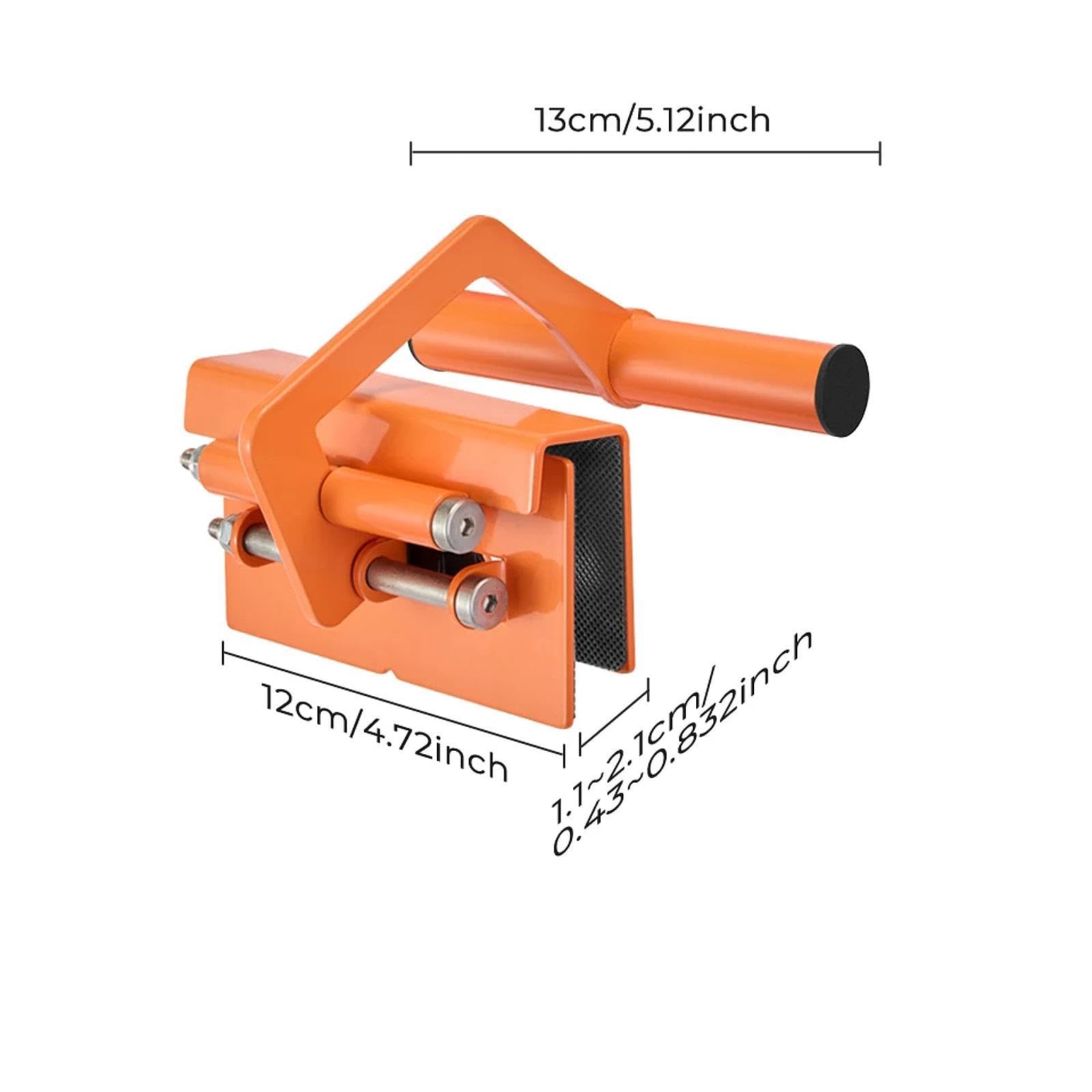 Pince en acier inoxydable à mâchoire ajustable, capacité de 115 kg, poignée antidérapante, adaptée au bois, au ciment, à la pierre, idéale pour l'installation de portes et de fenêtres.