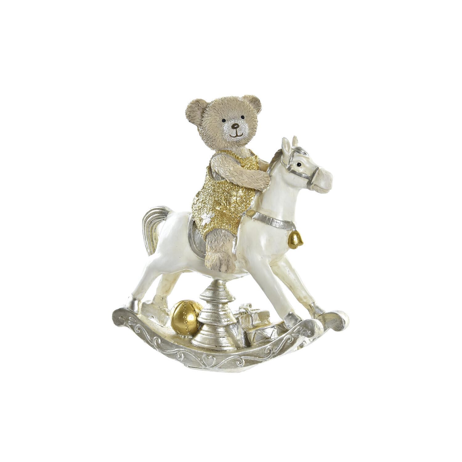 AlexandreHouse Resin figure, 13 x 6.5 x 15 cm, Dorado