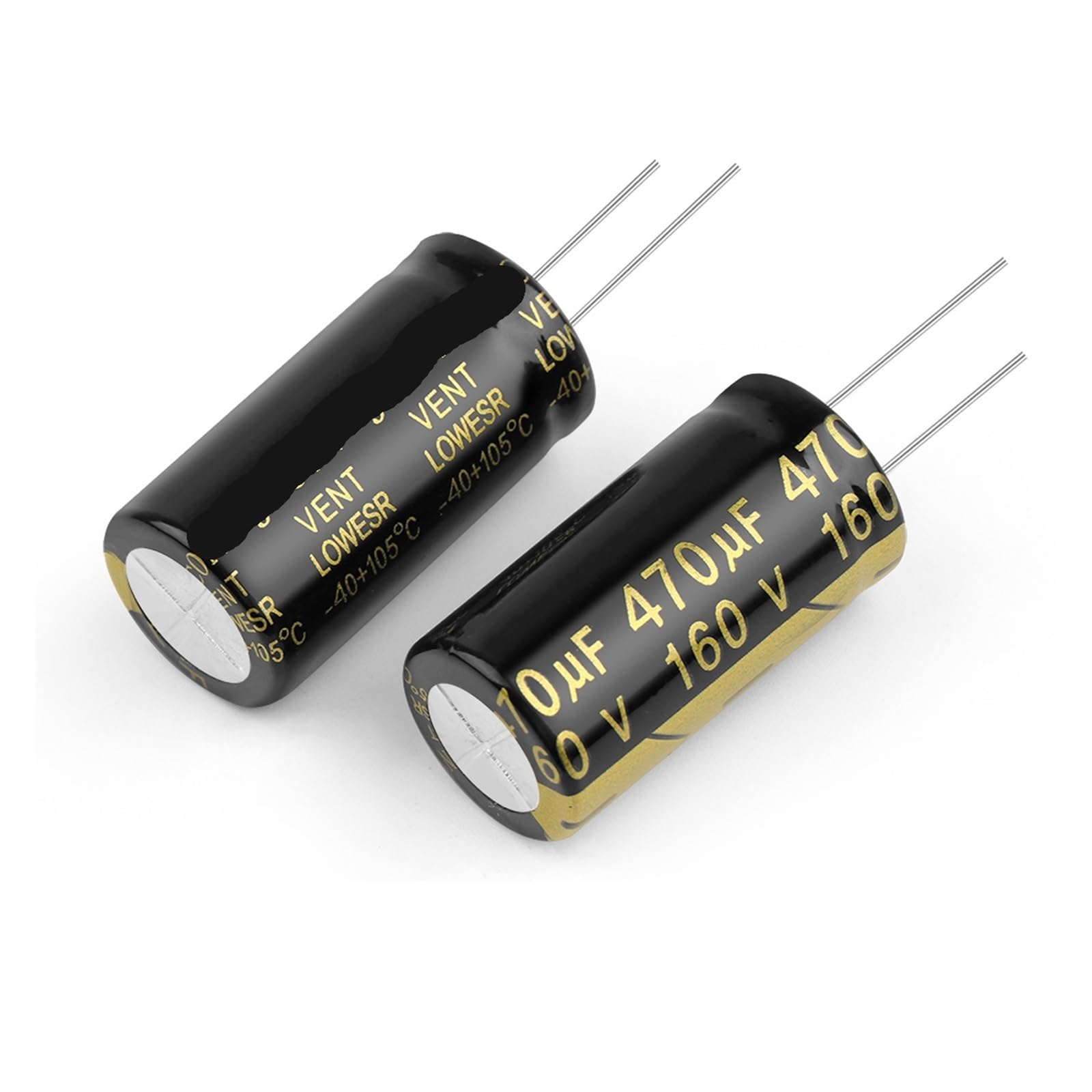 Condensateur 160V 470uF haute fréquence pour bricolage électronique et soudure de précision