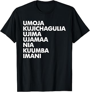 Kwanzaa - Seven Principles T-Shirt
