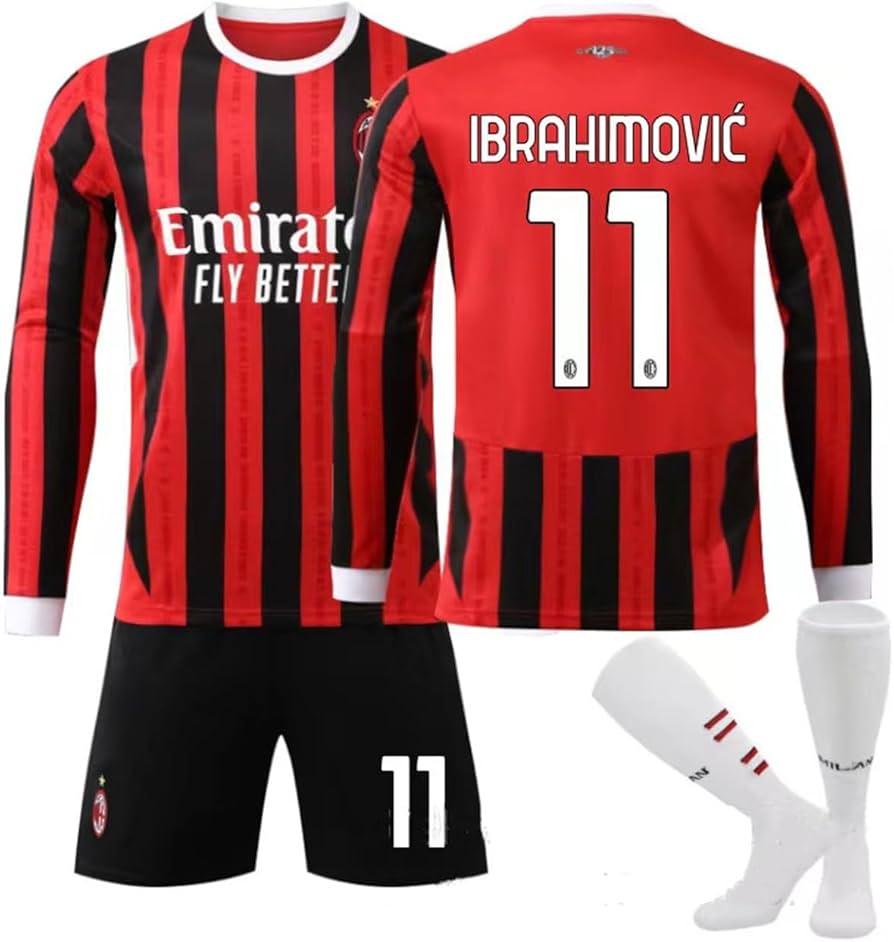 ACミラン サッカーウェア 背番号10 Amazon.co.jp: 24-25 ACミラン サッカー ユニフォーム ホーム 長袖