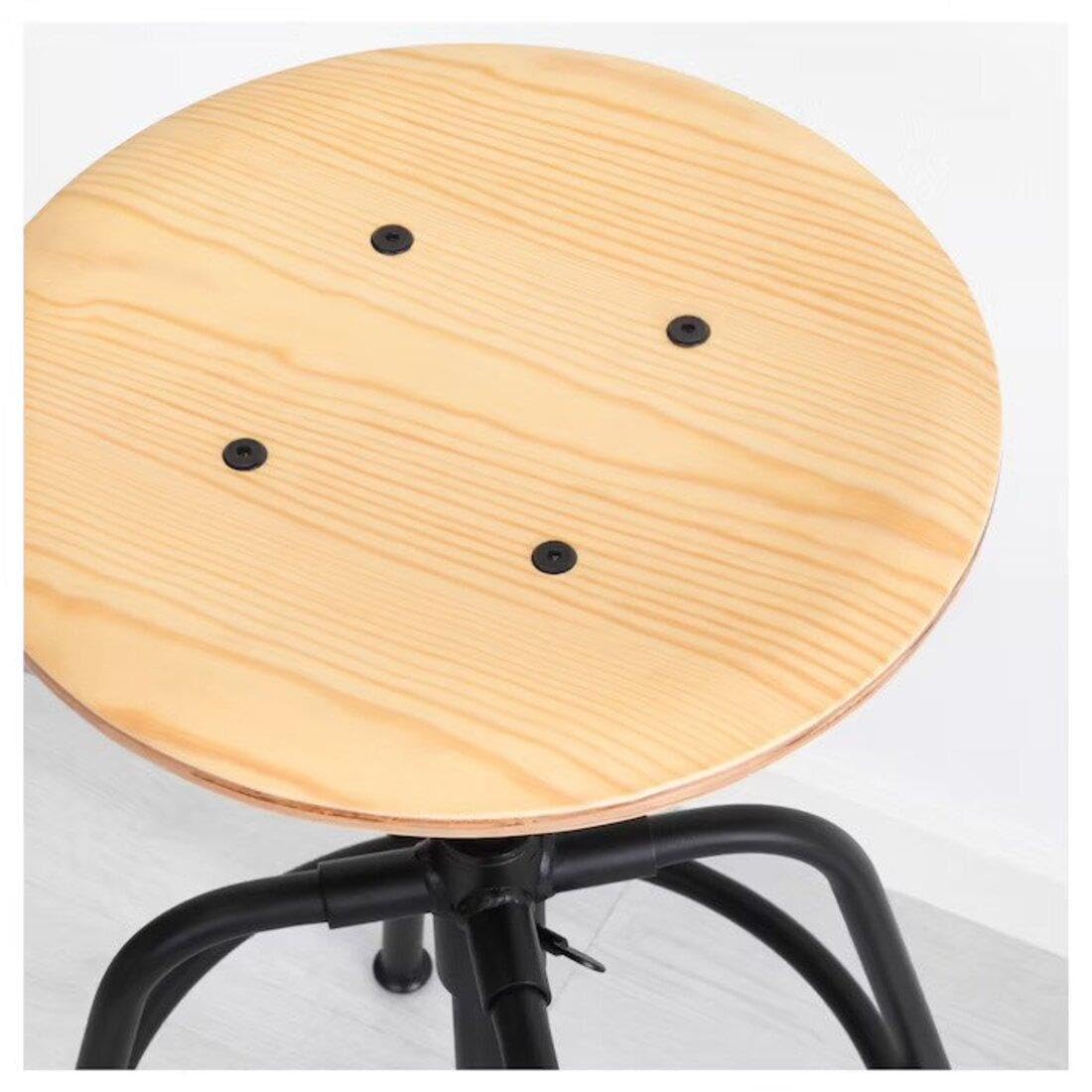 IKEA Kullaberg 103.636.51 Tabouret en pin Noir