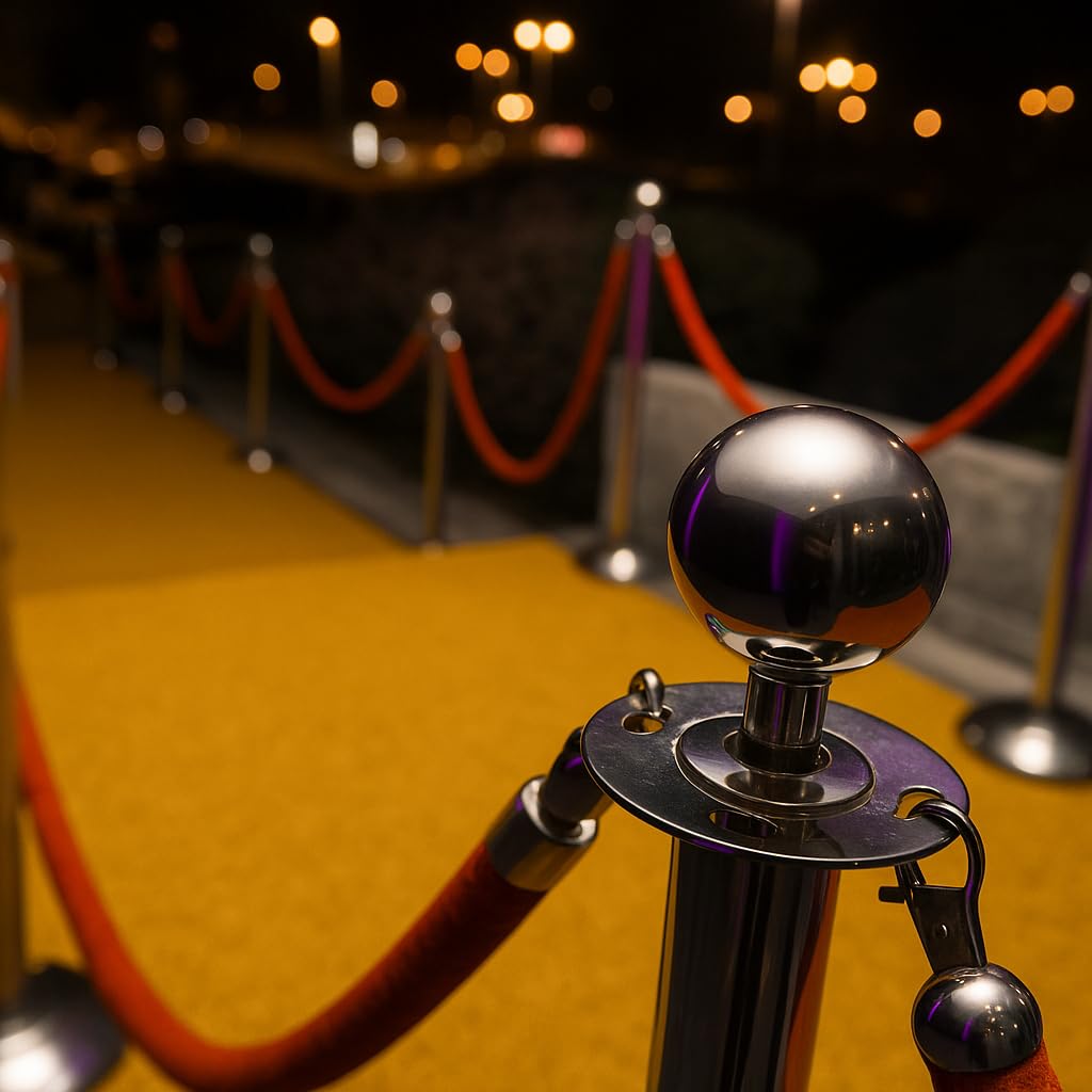 SERDECO DECORACIÓN - Alfombra para eventos | Moqueta ferial 2 metros de (Ancho) X (Oro, 5 metros de (Largo))