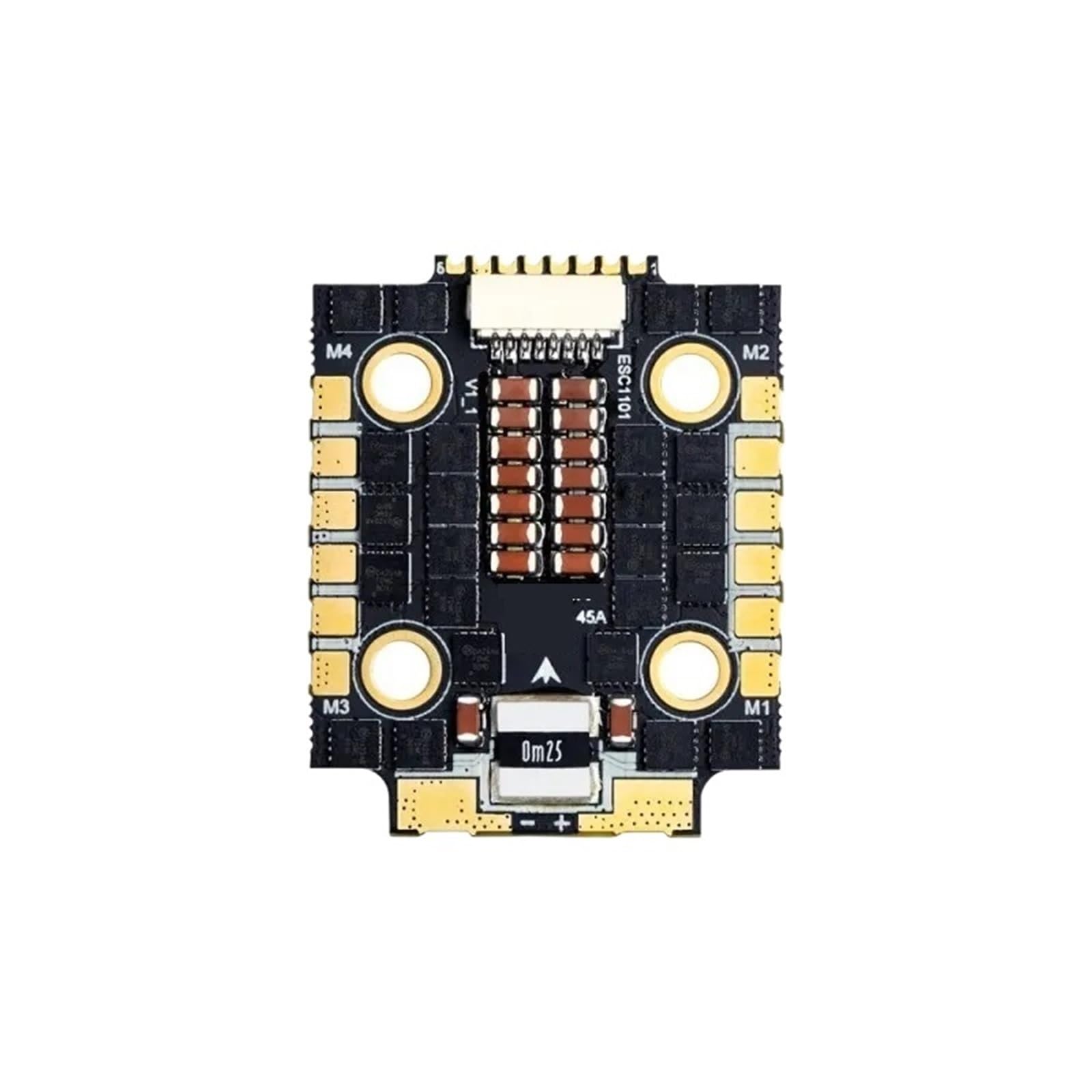 Mini Controlador De Vuelo BLheli32 4 En 1 Sin Escobillas ESC DSHOT1200 3-6S 3-8S For Dron De Carreras RC FPV