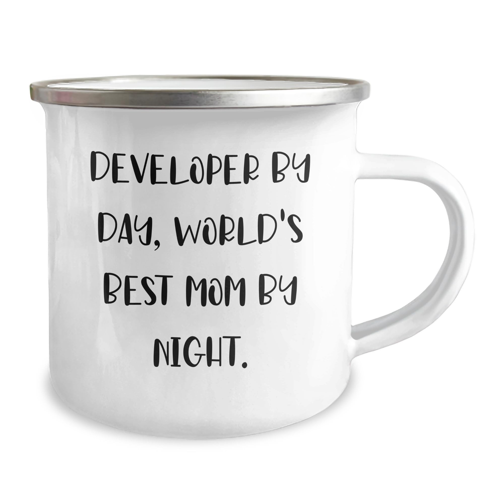 Developer Tumbler Keep Calm Or I Will Use My Developer Voice Funny Black 20oz 30oz Stainless Steel Powder Coating Christmas Unique Gifts from Friends to Family