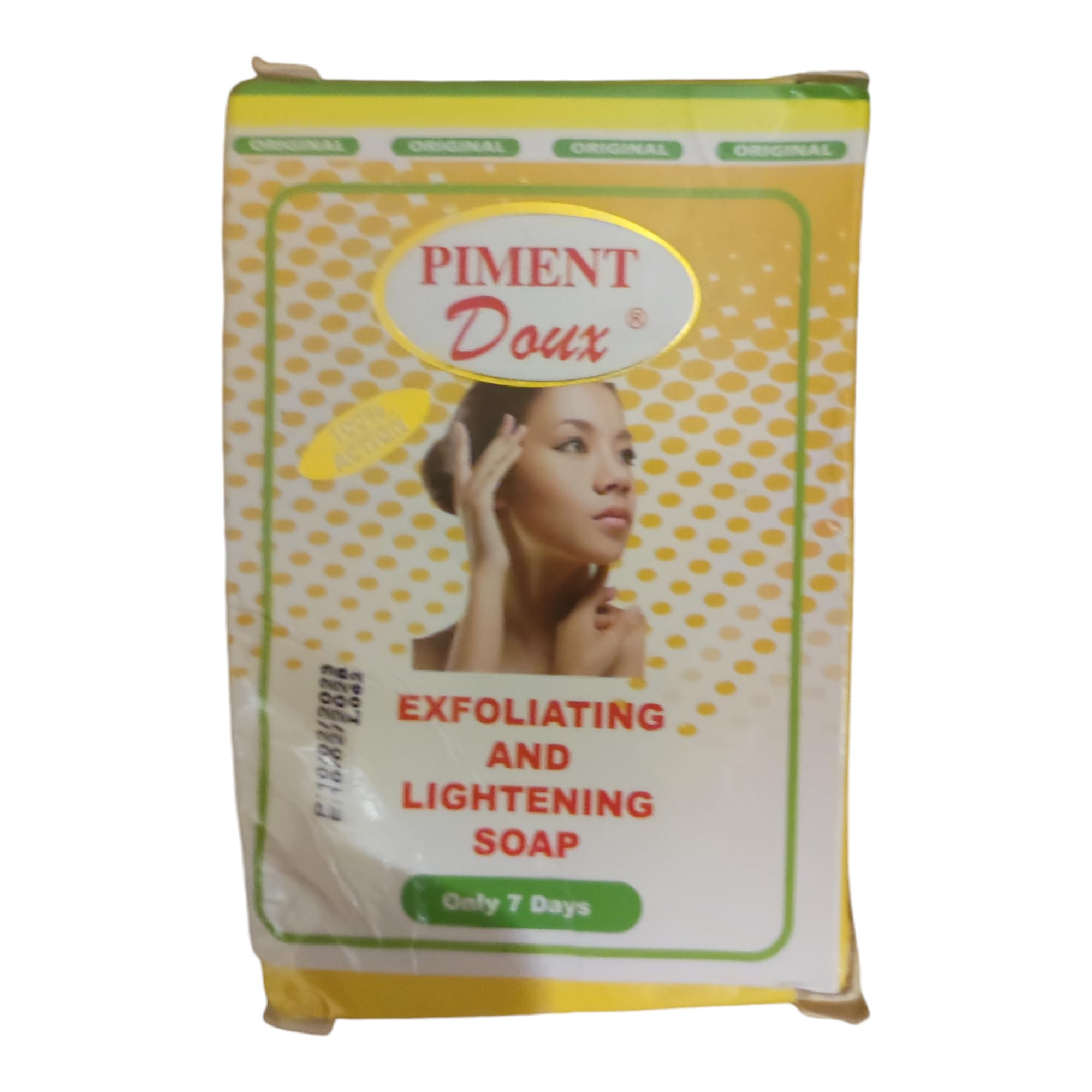 Gamme piment doux (lait 500ml, creme visage 25g, serum 120ml, savon 250g) aux acides de fruits, éclaircissant, blanchissant, anti-tache noires et brunes