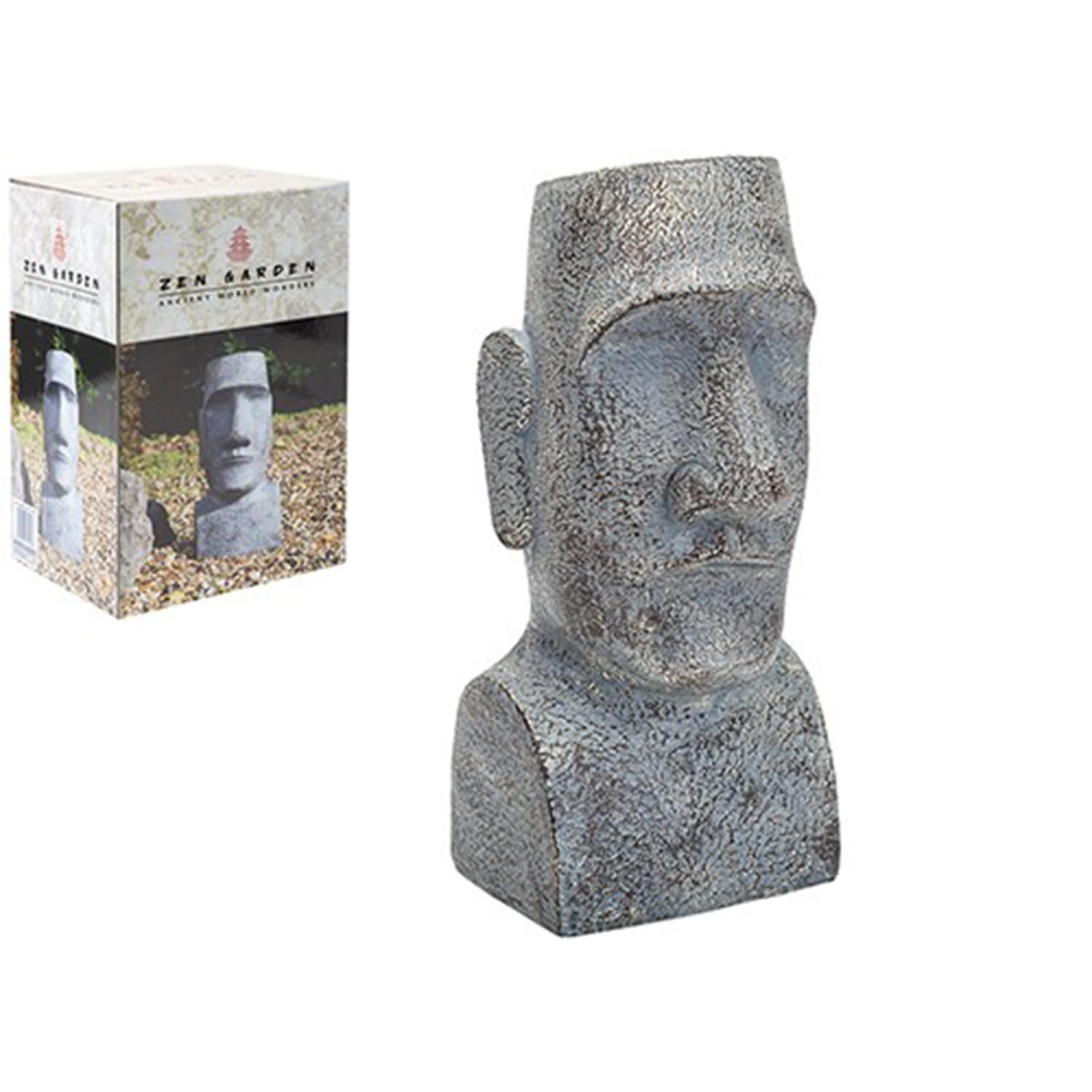 Stunning Easter Island Head - 30.48cm (1 Pc.) - Unique & Authentic Design - Ideal for Home & Garden Decor
