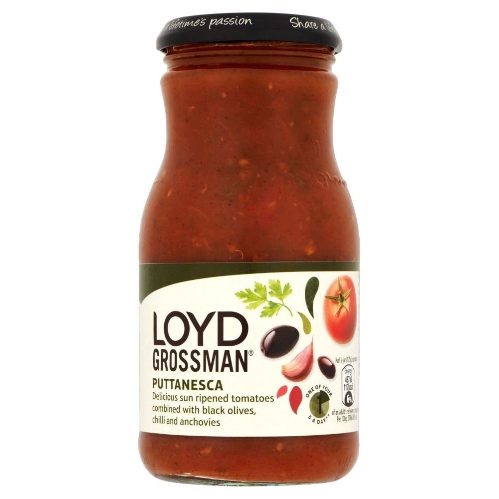 Loyd GrossmanPasta Sauce - Puttanesca (350g) - Pack of 2