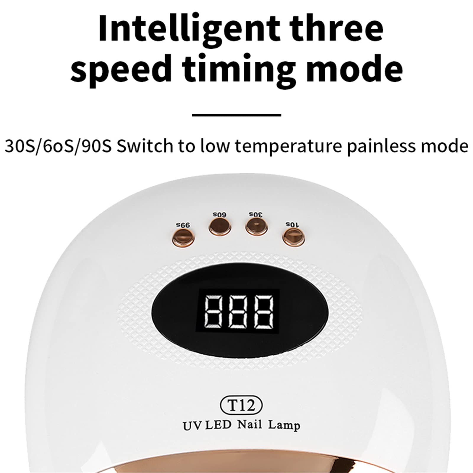 ZYC Lampada ad Asciugatura per Unghie da 158W Lampada UV Lampada UV per Unghie Lampada per Unghie Adatta per la polishing Manicure Gel