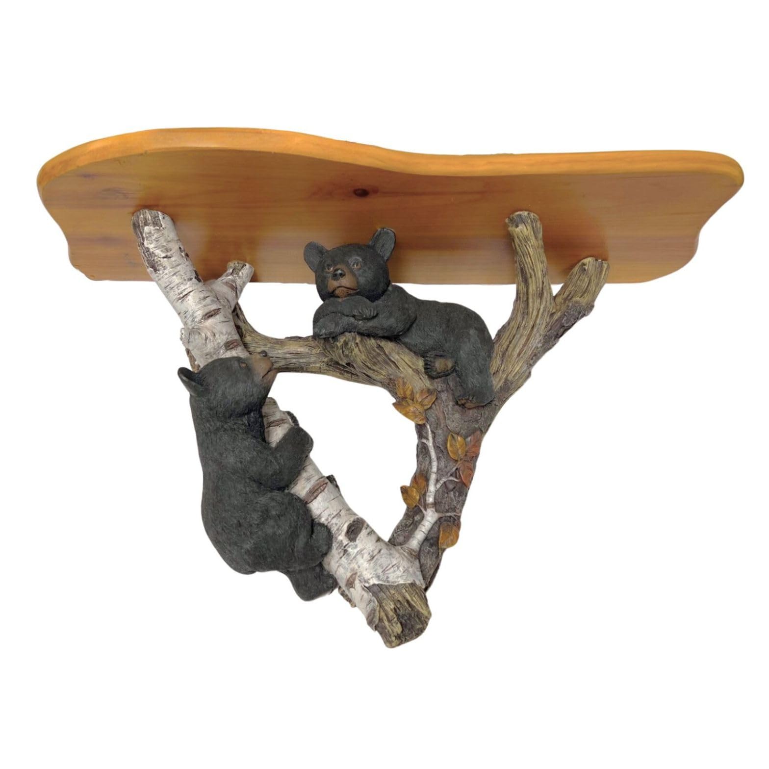 Sorbus Horloge murale décorative dorée de 24 pouces avec détails noirs