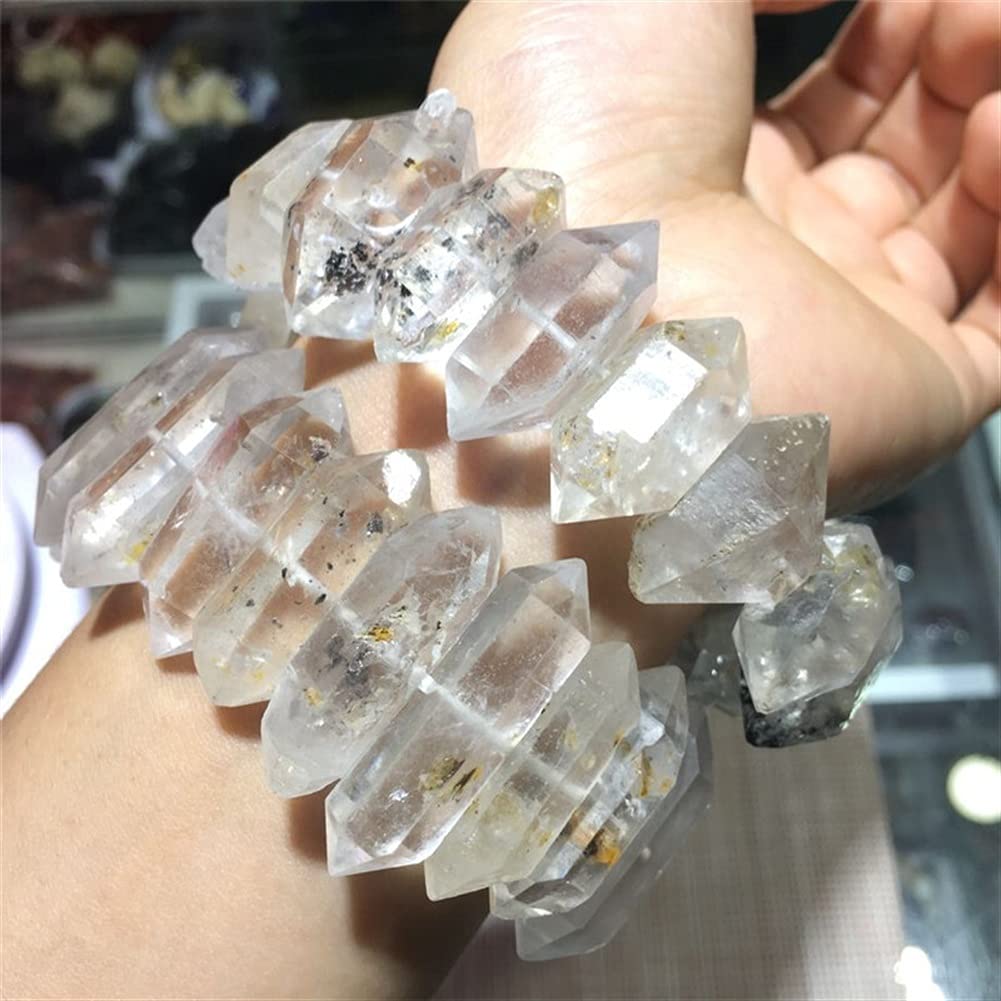 Regalo for la Familia Piedras Naturales y Herkimer Diamante Piedra en Bruto Cristales Cristal de Cuarzo Transparente Piedra de la Suerte Inicio Colecciones