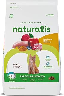 RAÇÃO GATOS NATURALIS LIFEBITES FILHOTE 1,5KG