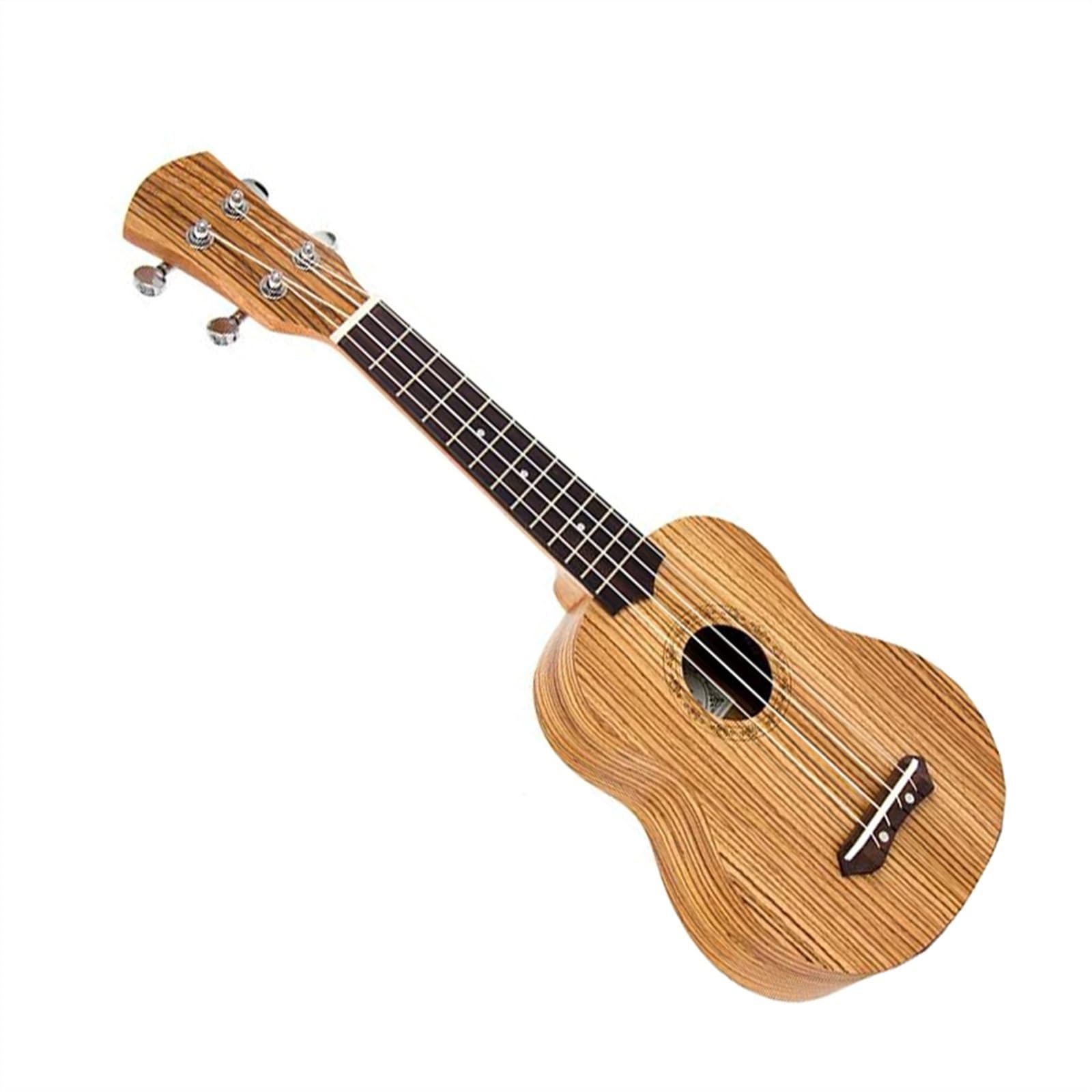Ukulele Strumento Musicale Chitarra A 4 Corde Ukulele In Legno Zebrano Da 21 Pollici Con Borsa Per Ukulele E Accordatore