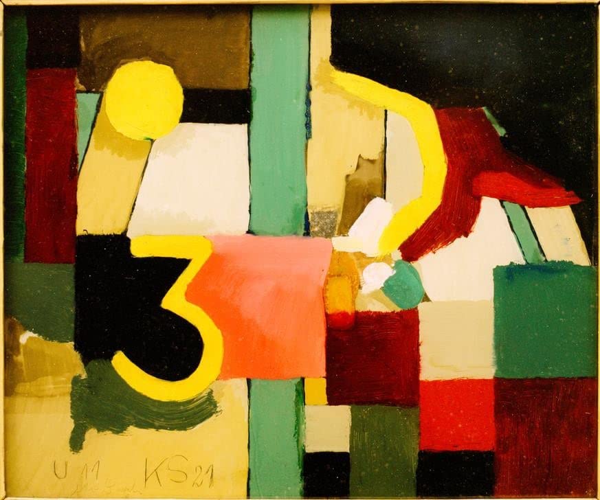 Tableau à de Kurt Schwitters affiche impression art murale 60x90