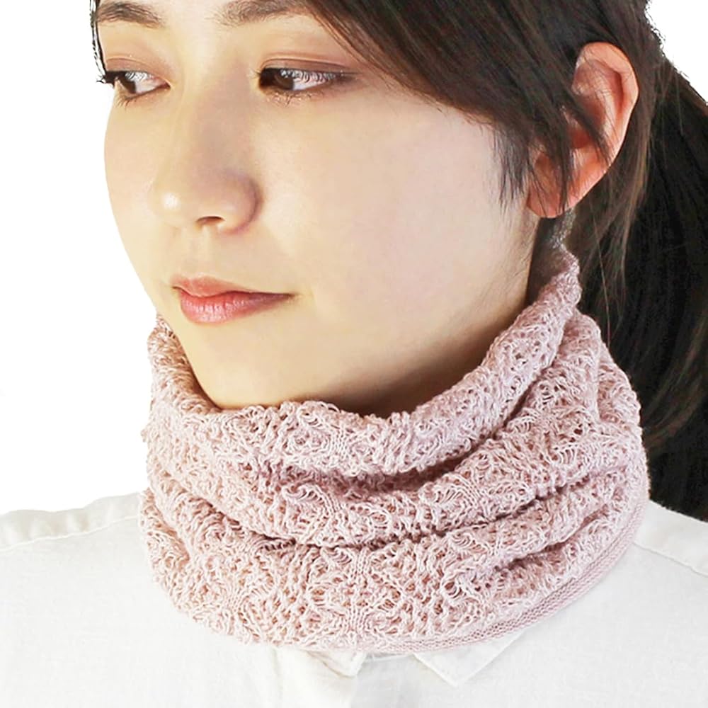 【handmade】なこ ネックウォーマー5点セット Amazon | [ココロ] レース編み柄 ネックウォーマー・ガード