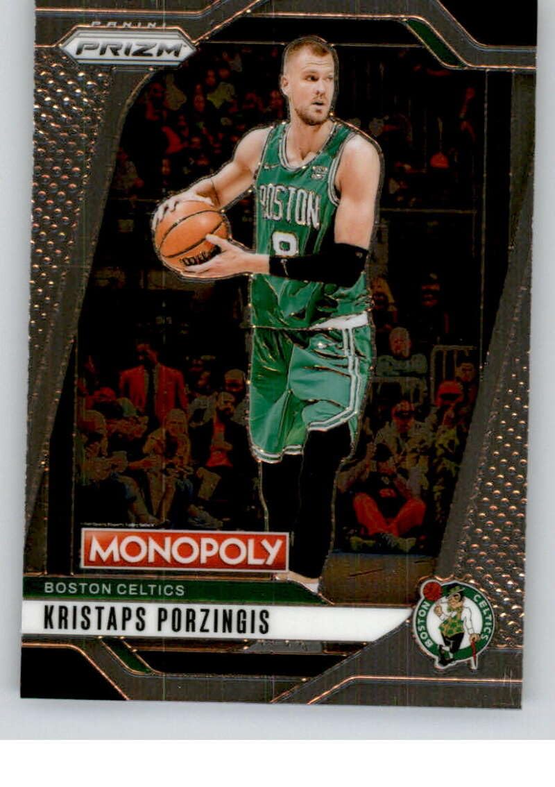 2024-25 Panini Prizm NBA Monopoly #18 Kristaps Porzingis Boston Celtics Official Basketball Card in Raw (NM or Better) Condition
