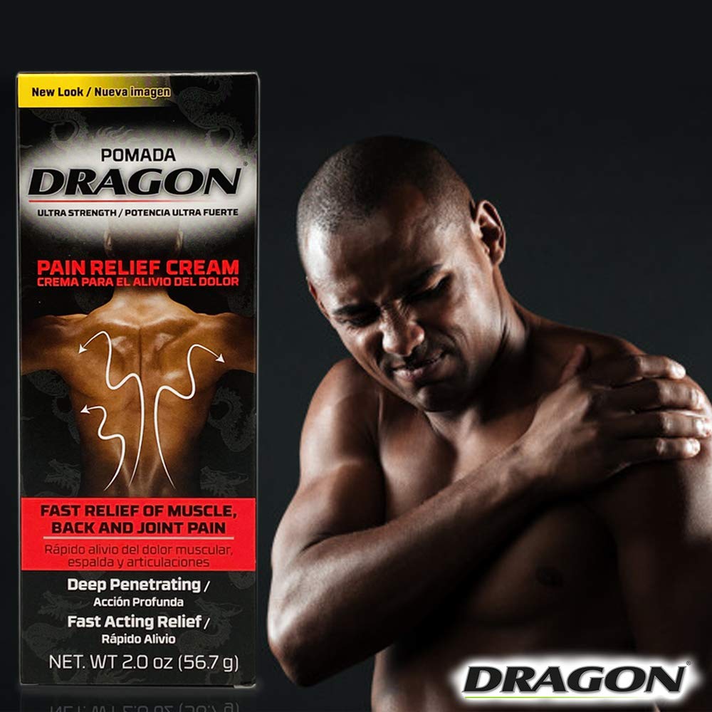 Buy Pomada Dragon. Pain Relief Cream. Fast Acting. Analgesic for Muscles and Joints Associated