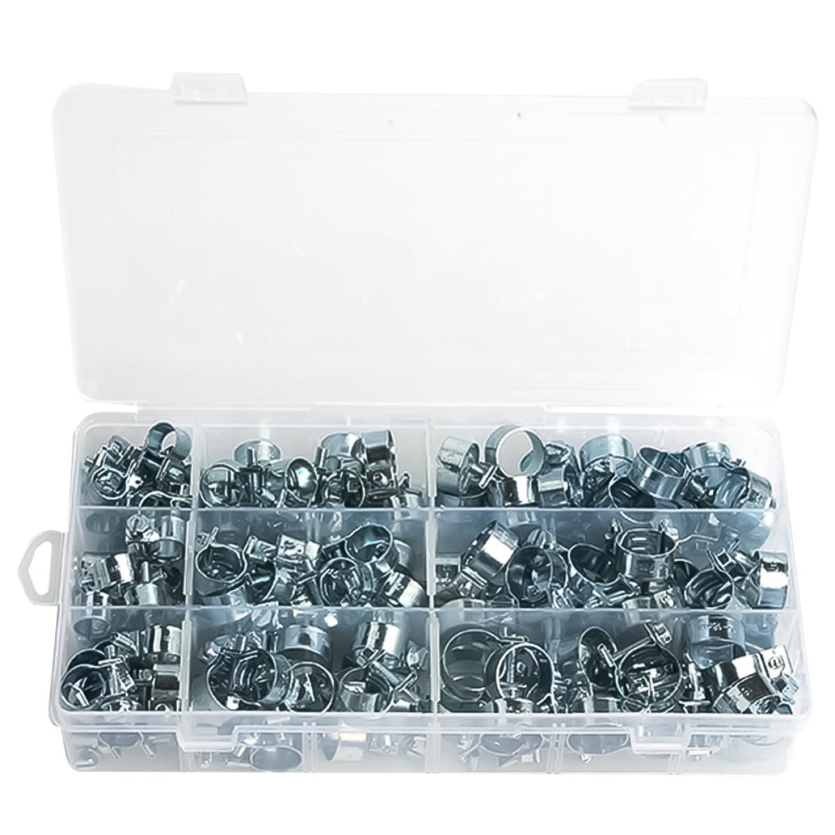 135 Pièces Mini Serrage Collier de Métallique Zingué