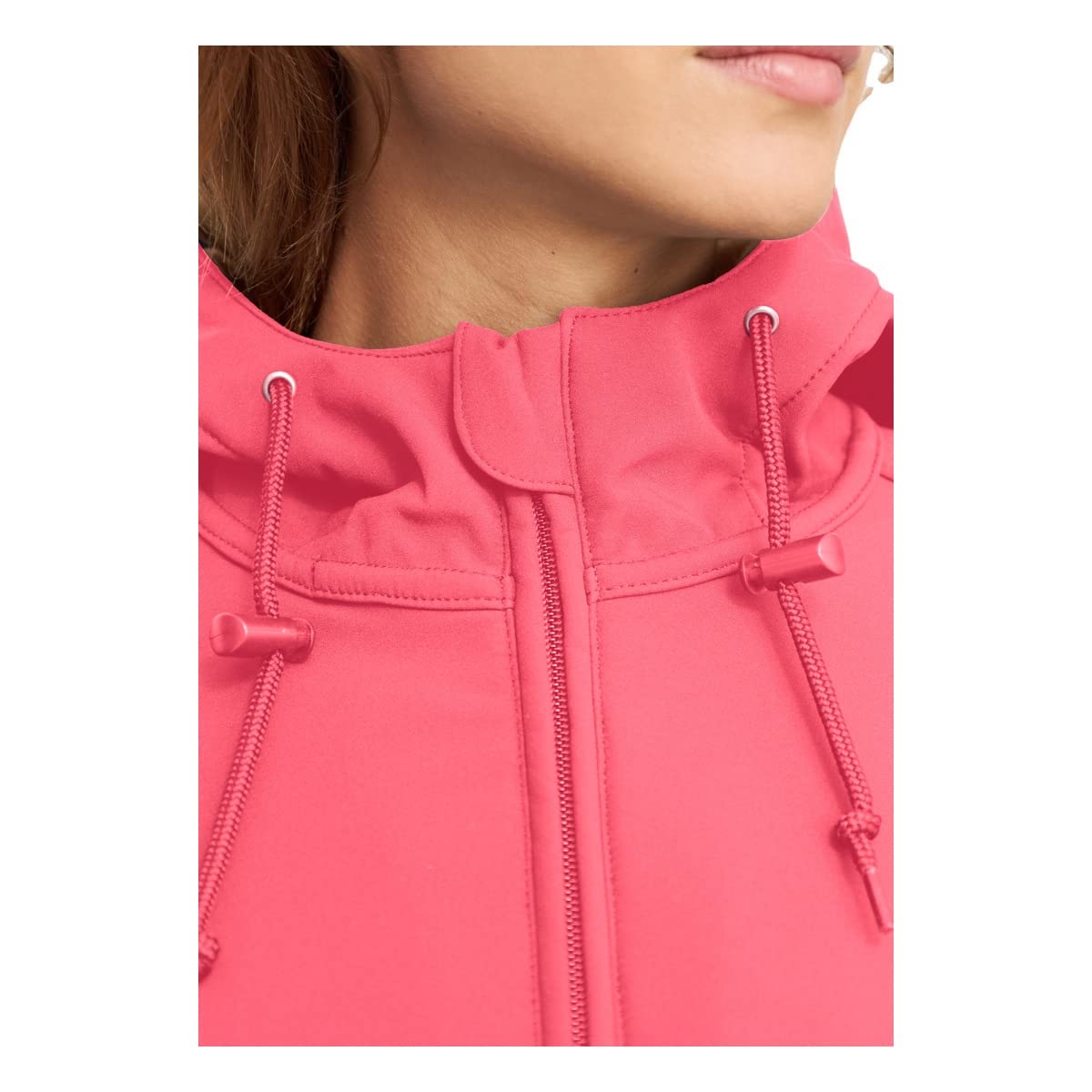 derbe Hamburg Damen Softshelljacke Friese Island Regenjacke Paradise pink/pink Icing pink - 42
