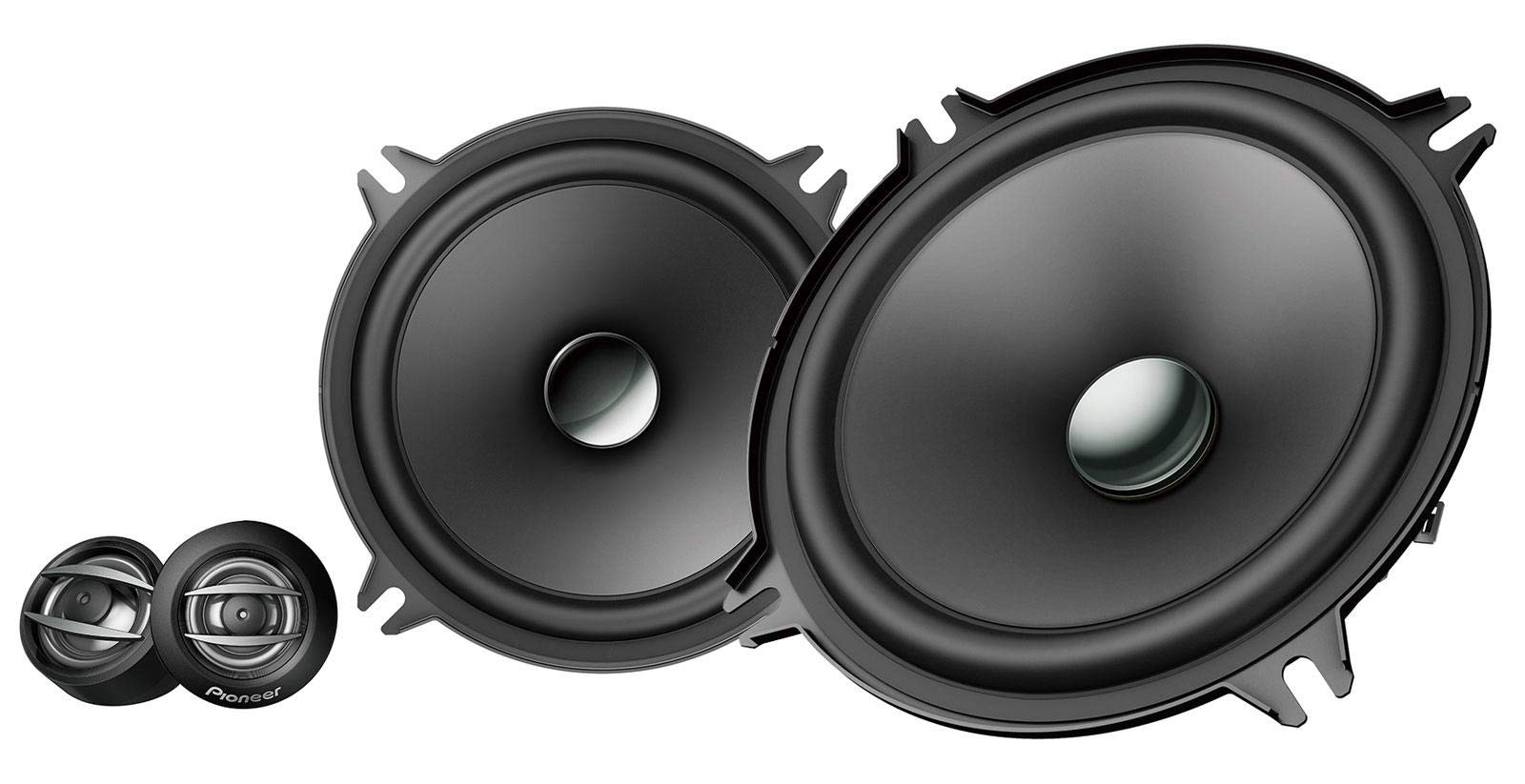 Pioneer TS-A1300C 13 cm 2-Way Component System (300W MAX) With Speaker Grills From Car Audio Centre