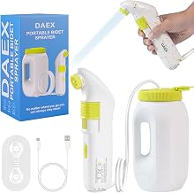 Portable Bidet for Travel,Handheld Electric Bidet Sprayer with 2.5L Water Bottle for Waterproof Handheld Sprayer for Personal Hygiene,1600mAh Battery, 70-Minute Usage, 1300ML/Min Flow, USB-C