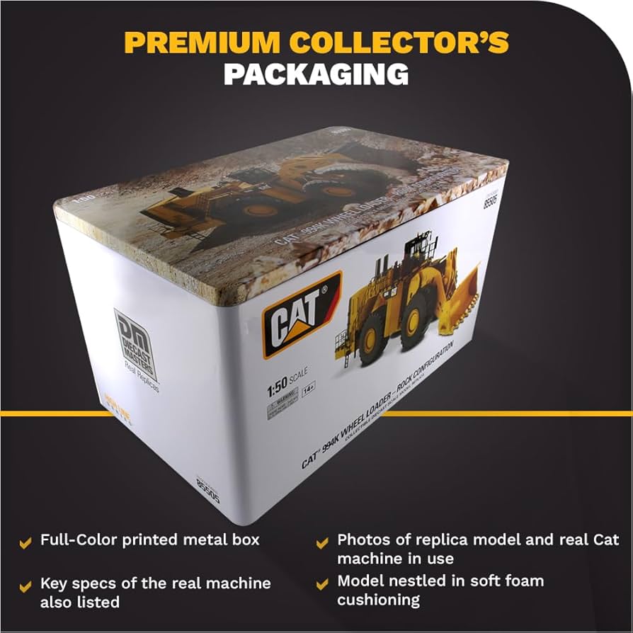 CAT 994K Wheel Loader ダイキャストモデル Amazon.com: Diecast Masters 1:125 Scale Caterpillar 994K