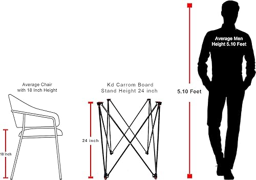 Miniatura 6 de Soporte profesional para tablero Carrom