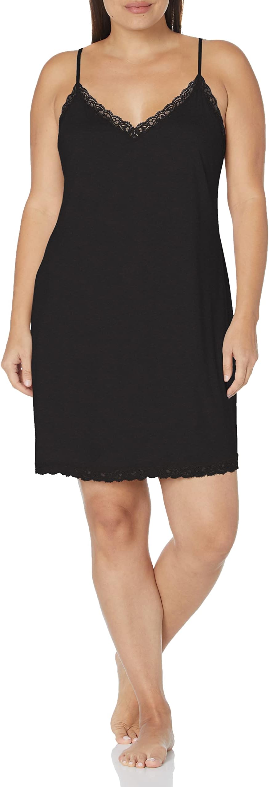 NatoriWomen's Feathers Knit Chemise