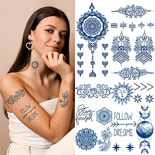Buy Aresvns SemiPermanent Tattoos Women and Girls,Waterproof temporary