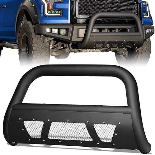 714937183063 Compatible con Ford F150 2004-2023 Expedition 2003-2017 Lincoln Navigator 2003-2014 Mark LT 2006-2008 Barra de toros serie malla