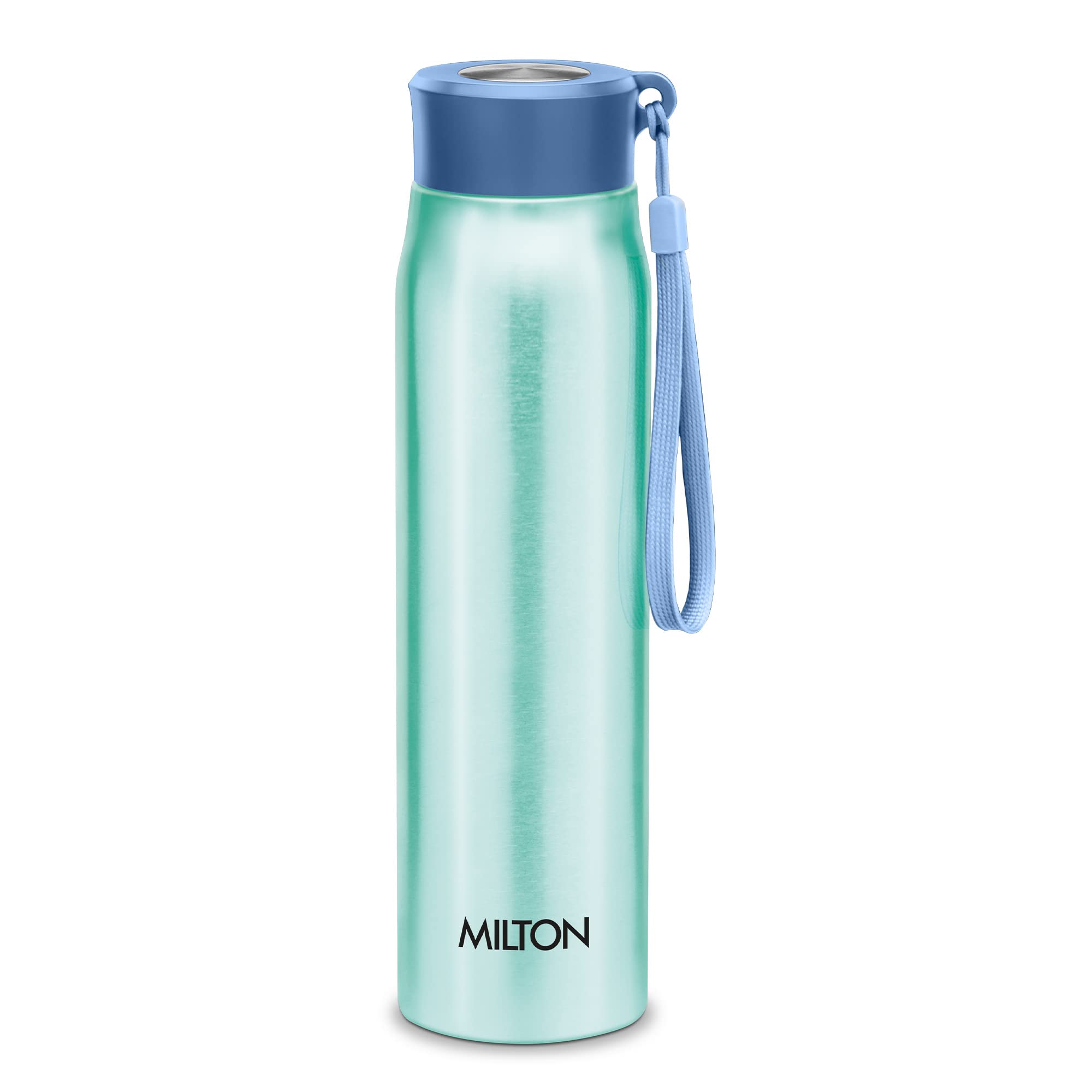 MILTON Handy 850 Stainless Steel Water Bottle, 780 ml, Green | Single walled | Leak Proof | Easy Grip | Easy to Carry | Gym Bottle | Home | Kitchen | Hiking | Treking Bottle | Travel Bottle