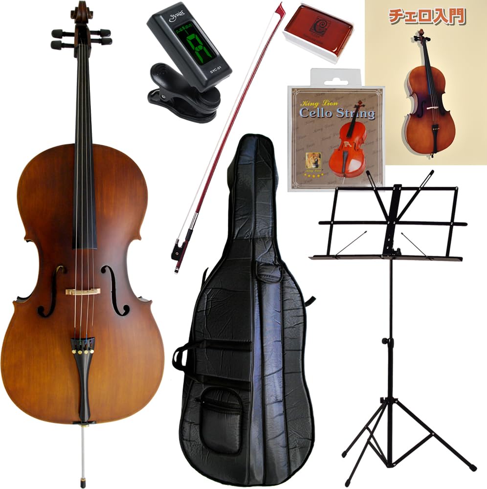 Hallstatt チェロ　4/4 Hallstatt Hallstatt 4/4 Size Cello HC-450 Beginners Set