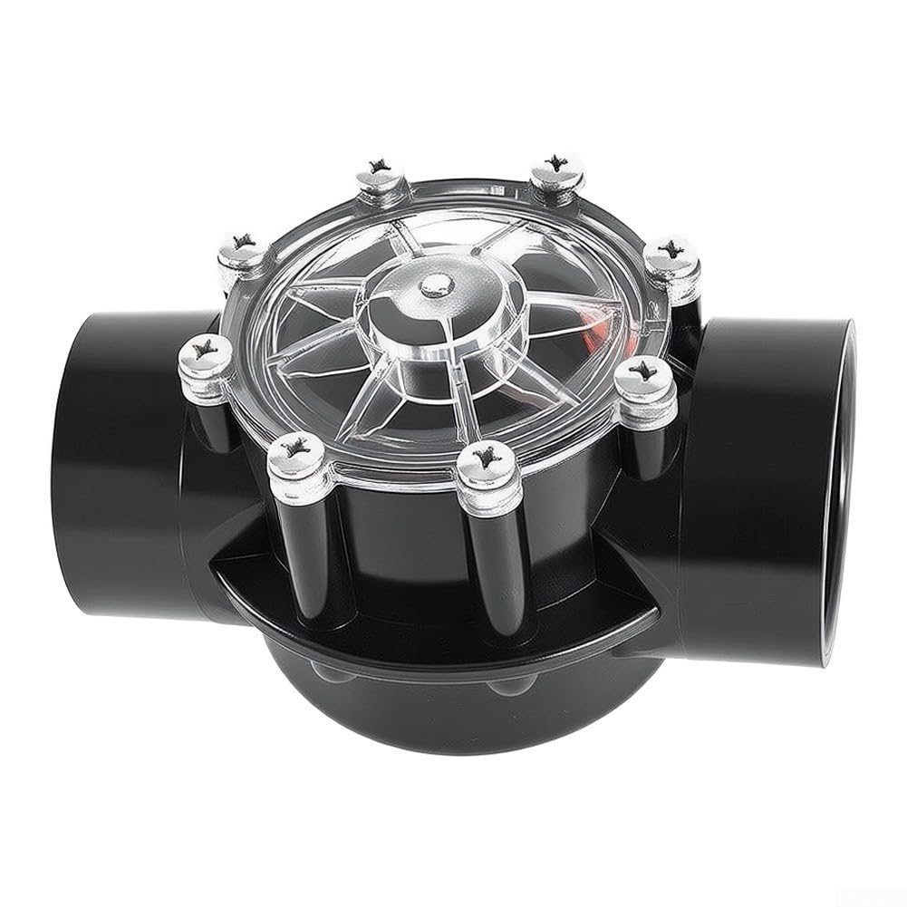 Cubierta de válvula de retención de piscina, conjunto de cubierta de válvula ABS con solapa para piscina 7056 y 7235, fácil reemplazo de fontanería para mantenimiento de piscina (válvula de retención)