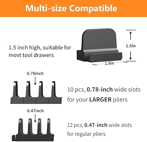 Miniatura 4 de Organizador de alicates (para alicates de tamaño mixto)