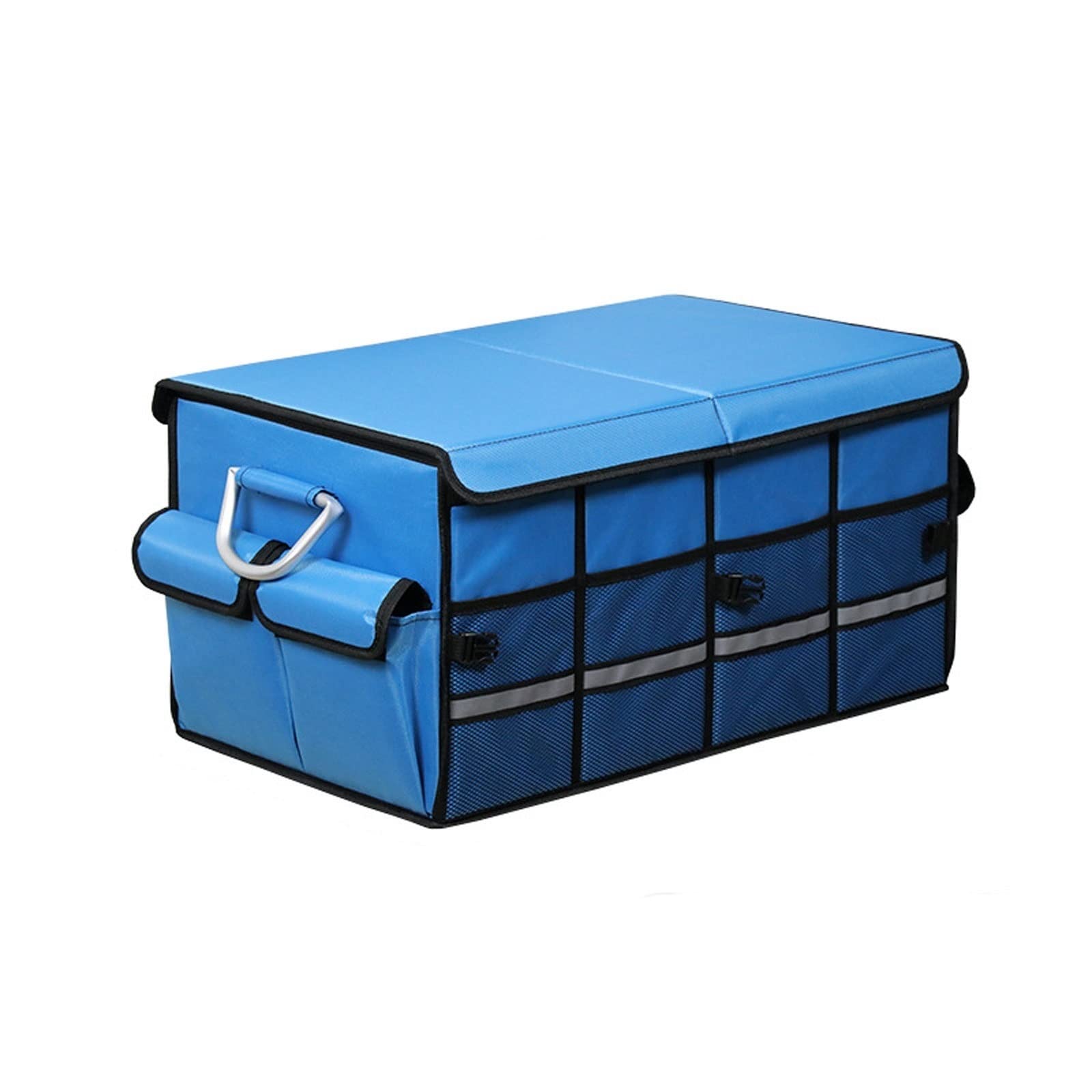 Dfrywdgsey Blue Large Capacity Car Trunk Organizer(Blue)