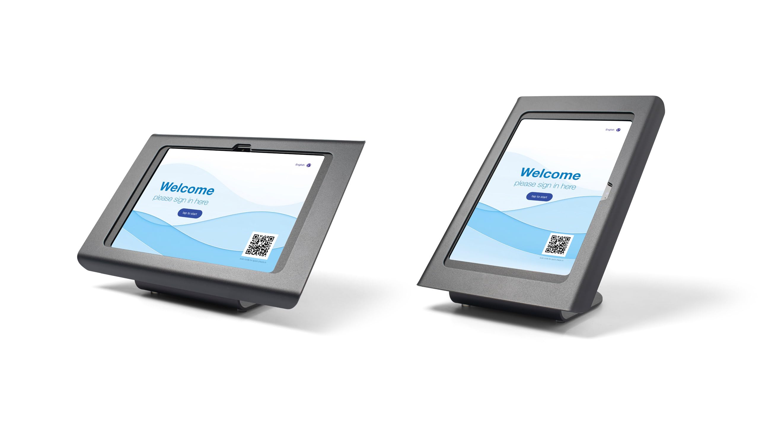 Supporto per tablet con antifurto, in metallo, nero | Compatibile con Samsung Galaxy Tab A9+ (2023) e A11+ (2025) da 11 pollici, per affari, casse, POS e vendita al dettaglio
