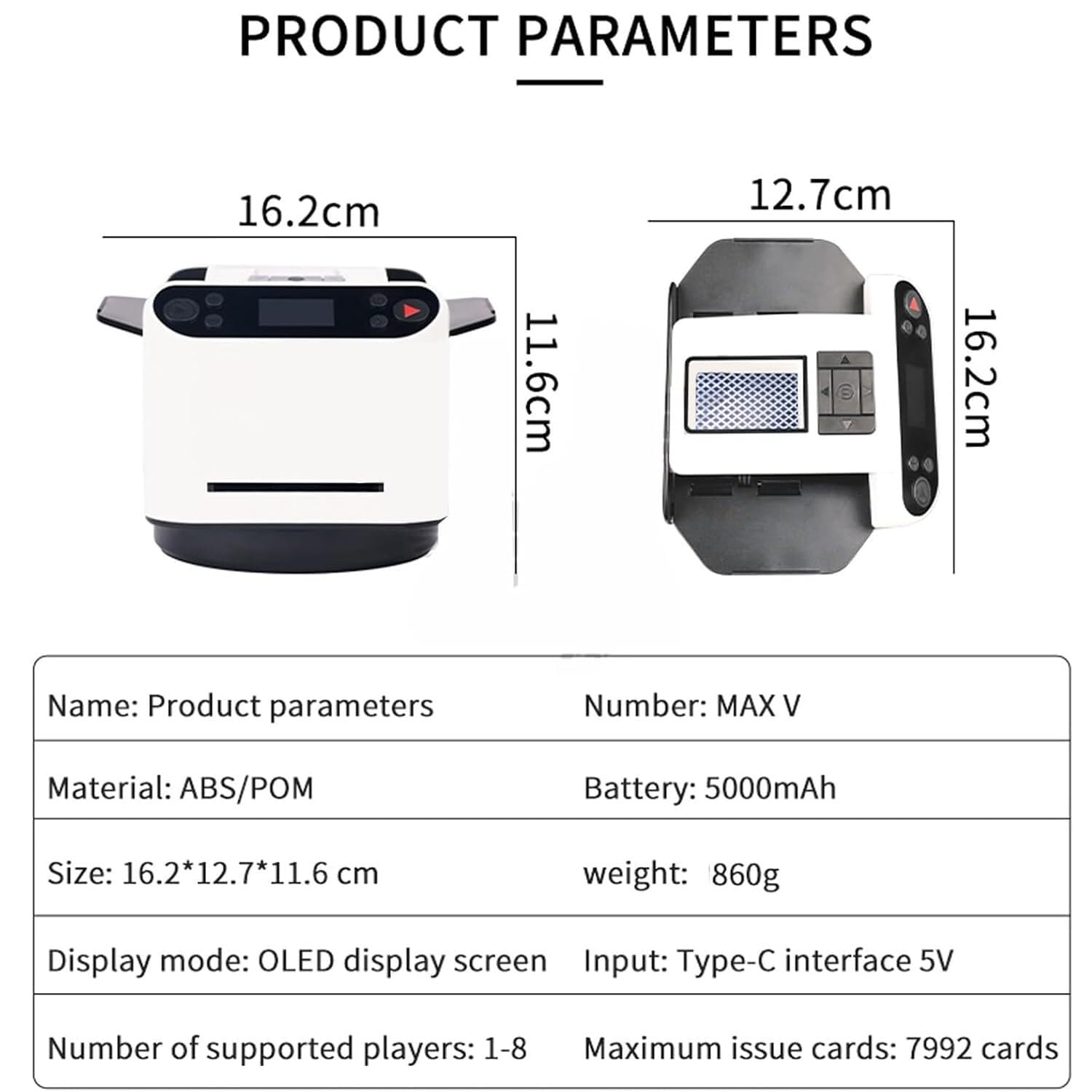 Distributore automatico di carte per 2 mazzi