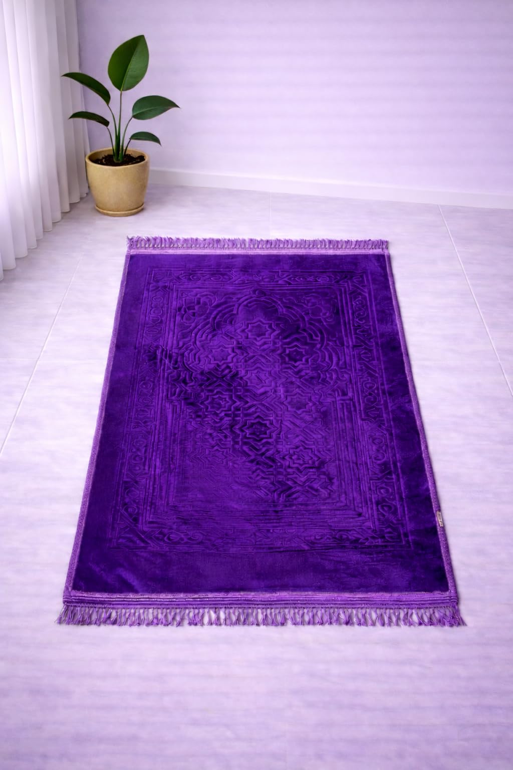 Janamaz Prayer Mat - Turkey Velvet, Aasan Comfort -20