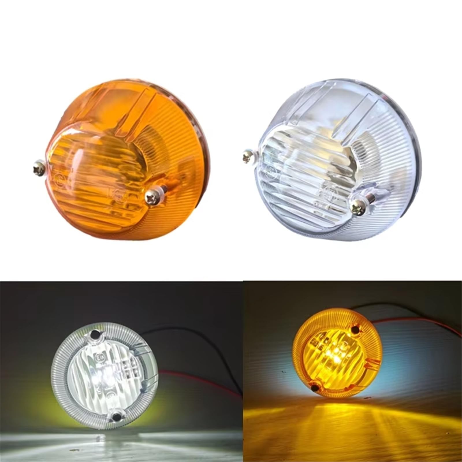 INDICATORE DIREZIONE 2 Luci E12 Per Camion MAN Per TGA Per TGX Per TGS 81253206115 81253206117 Rimorchio Indicatori Direzione FRECCIA SPECCHIETTO LATERALE(2pcs white lights)