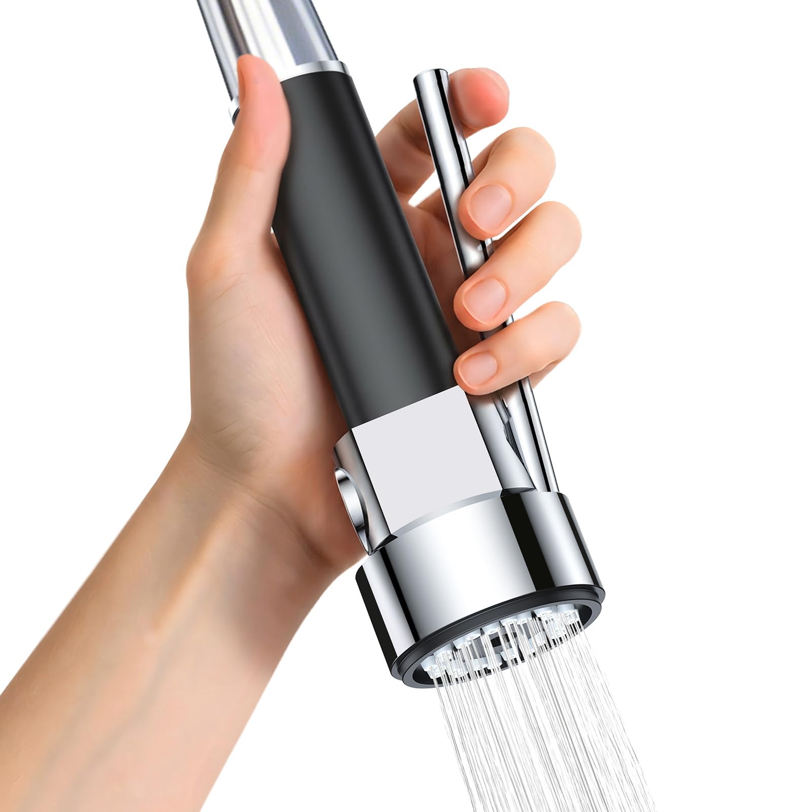 KULACO Ducha de mano profesional para gastronomía, 1/2" estándar AG | cabezal de repuesto de latón para ducha de platos, ducha de repuesto para fregadero de cocina, ducha para cocina/restaurante