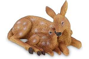 Enchanting Resin Deer Figurine: Adorn Your Garden with Wildlife Charm