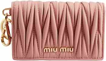 希少✨ミュウミュウ ケース ミニ財布 ファスナー キーリング 水色 青 ブルー（青）系 MiuMiu(ミュウミュウ) 財布・小物(レディース