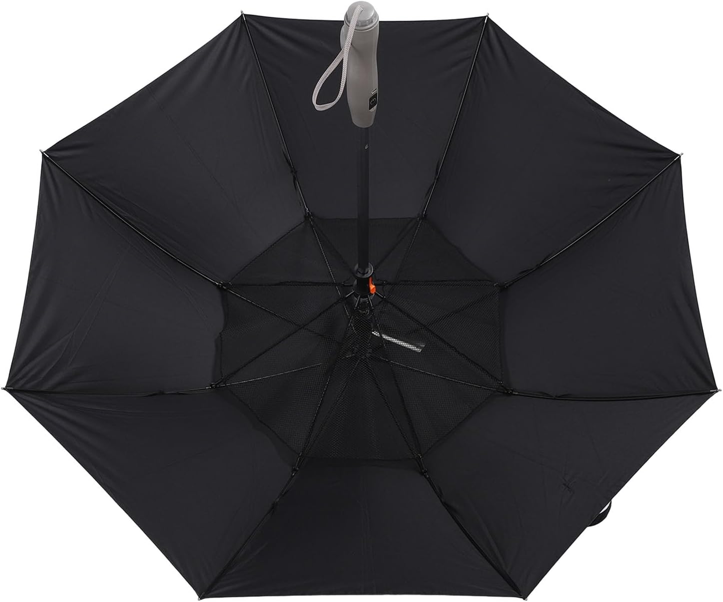 CCYLEZ Sun Umbrella, Misting Fan Umbrella UV Proof Foldable Fan Blades with Built in Battery for Beach