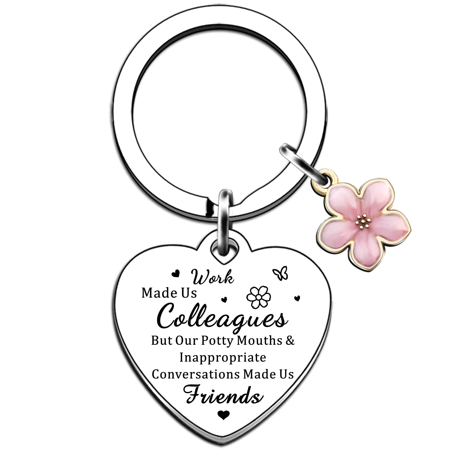 JMIMOColleague Leaving Gifts Goodbye Gift for Coworkers Friends Boss Retirement Gifts Work Made Us Colleagues Keyring