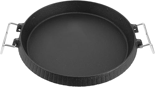 Miniatura 6 de Parrillas para exteriores, sartén antiadherente para estufa, plancha de hierro fundido con doble asa, utensilios de cocina antiadherentes para