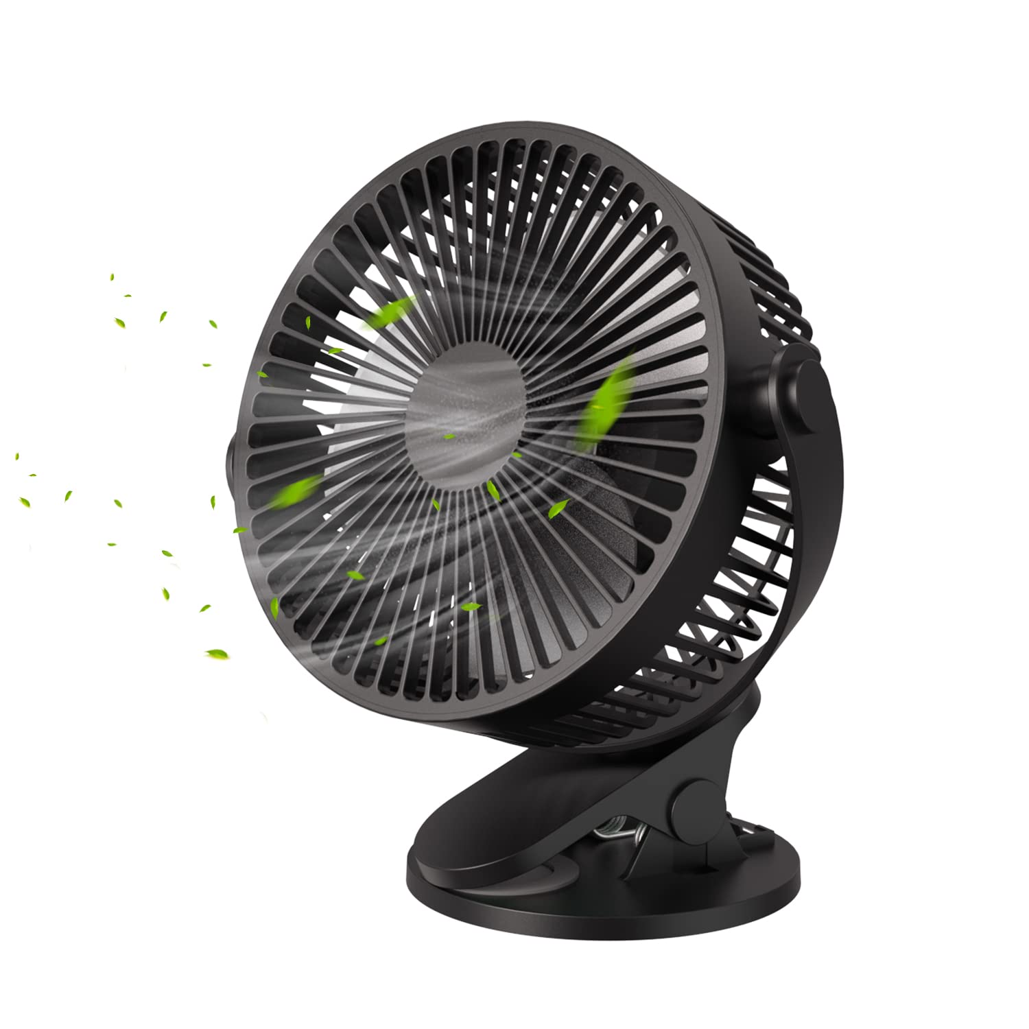 Buy Ymumuda Desk Fan Clip on Fan, 3 Speeds Small USB Fan, 6.5 Inch
