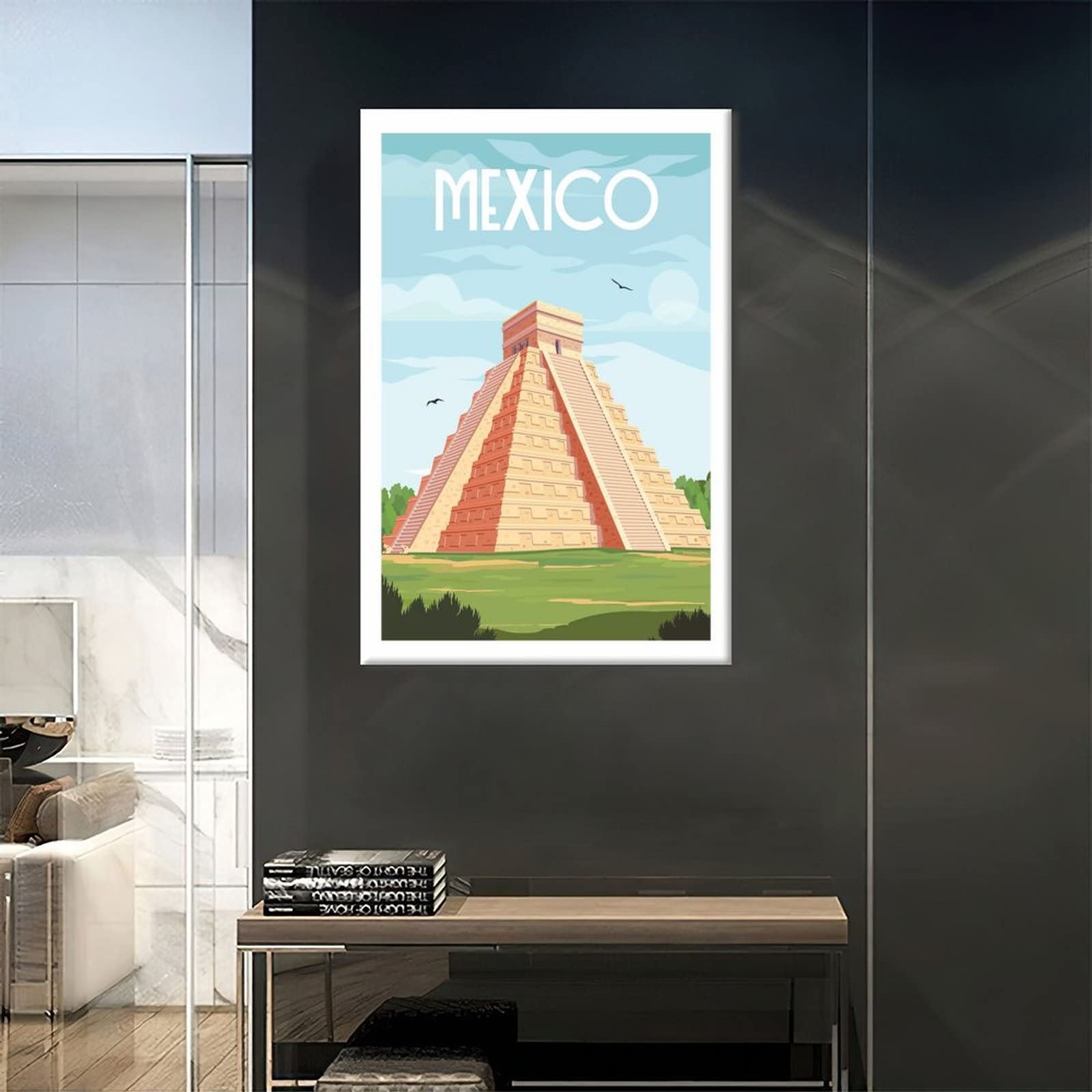 Poster Su Tela Vintage Viaggio – Stampa D'Arte Per Parete 40x50 Cm, Decorazione Casa Regalo