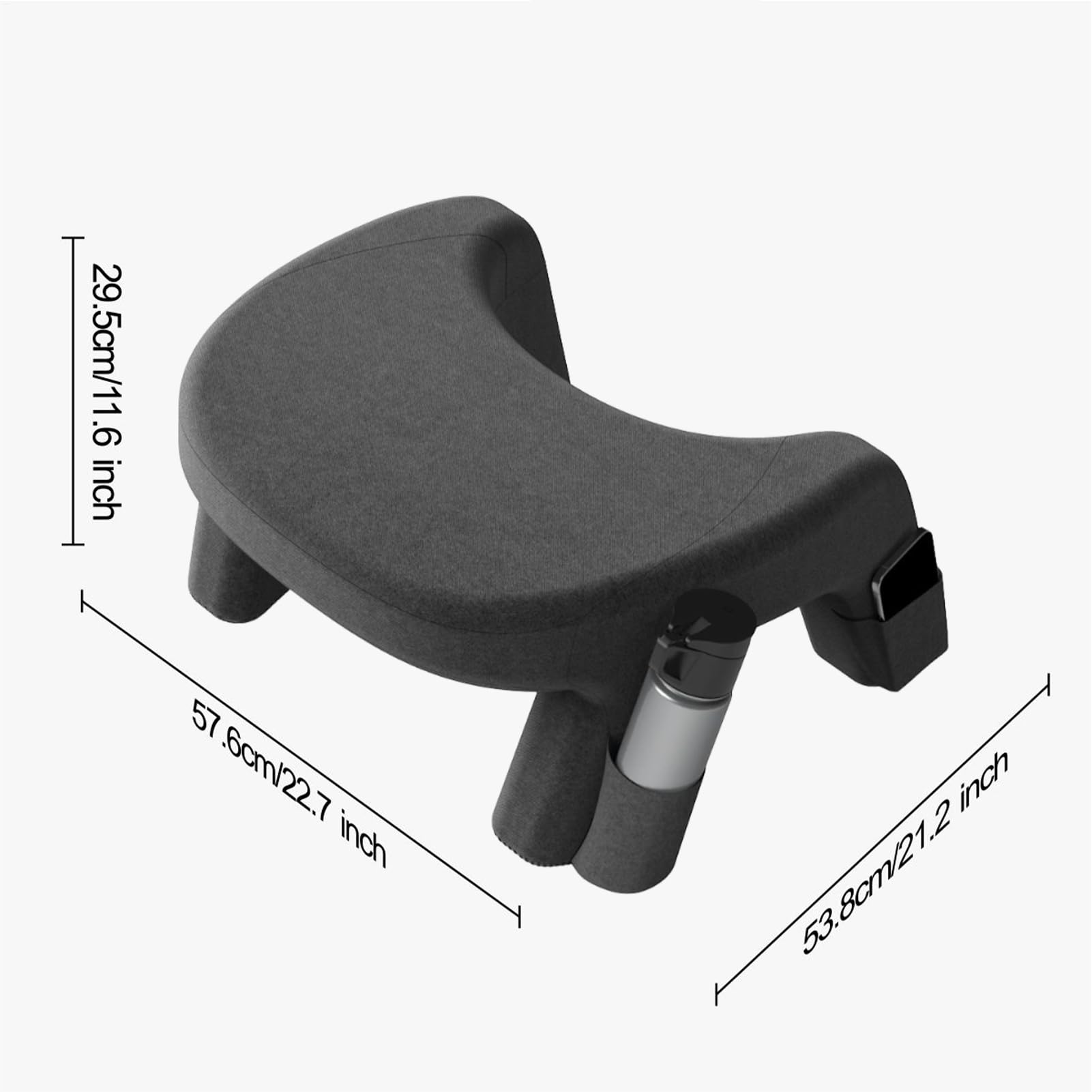 Poduszka Na Kolana Pianka z Pamięcią Ergonomiczna Antypoślizgowa | Poduszki Do Czytania W Łóżku Dla Dorosłych do Domu, Biura, Pracy, , Czytania, Laptopa, Tabletu, Komputera dla Dorosłych i